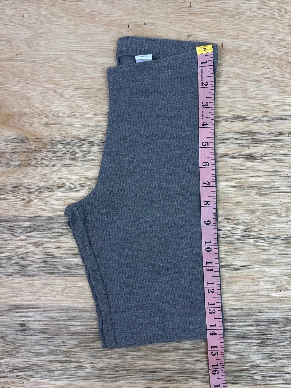 Old Navy Kids Ribbed Bike Shorts - Heather Gray